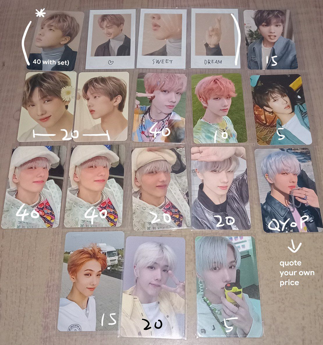 teefiestrades's tweet photo. wts nct dream park jisung pc 
nego ✅
meetup ✅ (kl sentral🥇 lrt or mrt in kl/pj area🥈)
postage ❌ (no packing supplies other than toploader)
‼️will only consider postage for purchases above rm100/ >5pcs https://t.co/Go2jjxr7lU