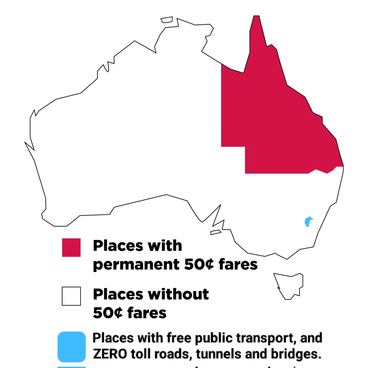 Meanwhile in another part of the country of Australia, with a fully funded public education... we fixed the map of the country in which Queensland is just another state...