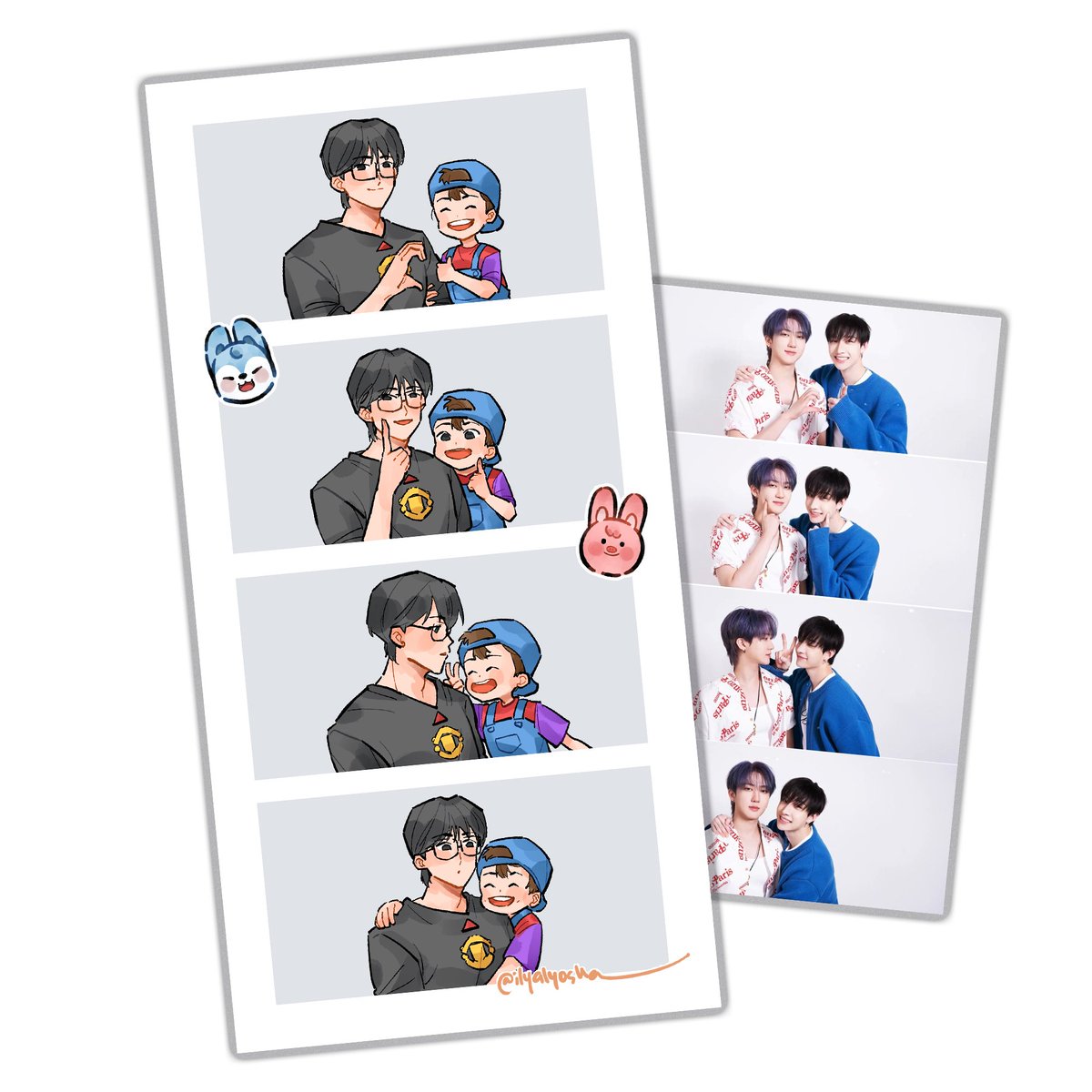 ilyalyosha's tweet photo. Skzfam 4 cuts! https://t.co/LycUhHJkqd