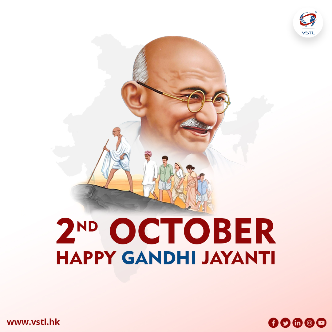 ValueSmartTrad1's tweet image. On this Gandhi Jayanti, VSTL honours the values of truth, non-violence, and integrity. Let’s continue to build a future rooted in these principles together. Wishing you a peaceful and inspiring day. 🙏 #GandhiJayanti #VSTL