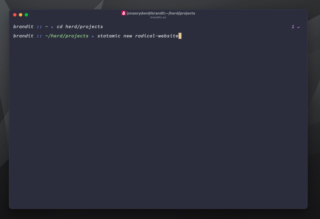 Branditzse's tweet image. Morning 😍

#statamic #laravelphp #flatfile #antlers
