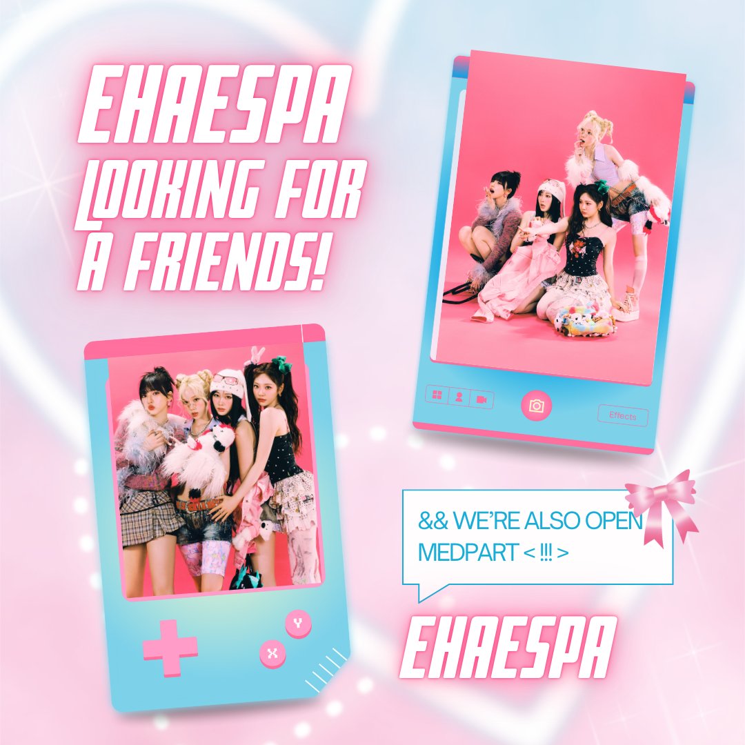 ﹙ 🪷 ﹚Greetings, timeline dwellers! Glad that you stumbled upon this tweet. We, EHAESPA, hiring for OAs &amp; SQs to be friends with us. Simply leave your trace below as a sign of starting to bond with us, see ya 𓉳 ๋࣭ ⭑