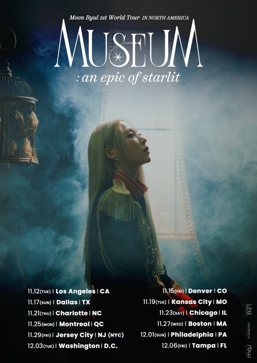 Moon Byul opening her first World Tour in North America! “Museum:an epic of starlit”
#MoonByul