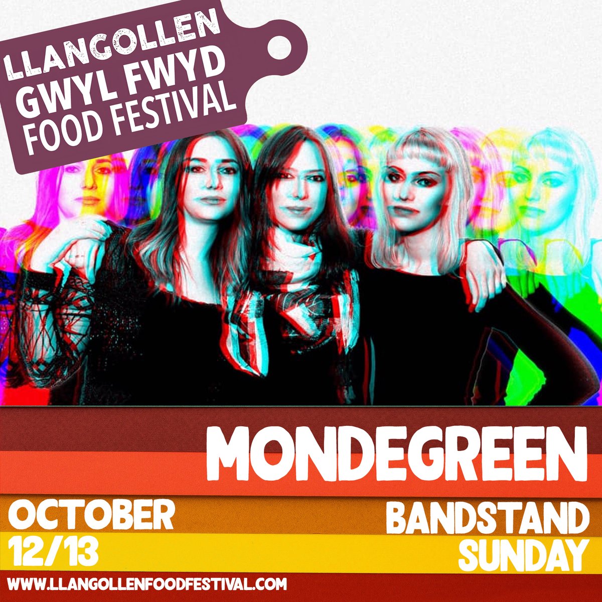 mondegreen (@heymondegreen) on Twitter photo Considering our band practices are usually 75% food and 20% actually playing music (the other 5% is cats), it's only fitting that we're playing this year's Llangollen Food Festβ¨
Come join us on the bandstand on October 13th π
llangollenfoodfestival.com Considering our band practices are usually 75% food and 20% actually playing music (the other 5% is cats), it's only fitting that we're playing this year's Llangollen Food Festβ¨
Come join us on the bandstand on October 13th π
llangollenfoodfestival.com