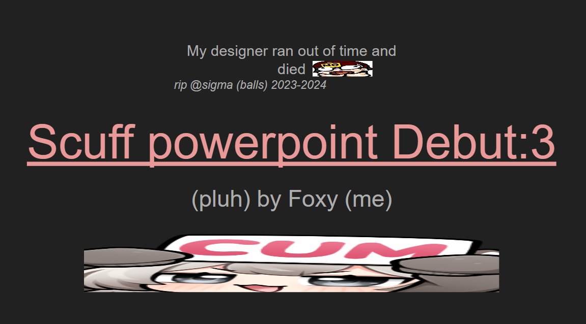 FoxplushyAlt's tweet image. DEBUT MODEL #5 

Made my own slides 1 hour before debut OW O