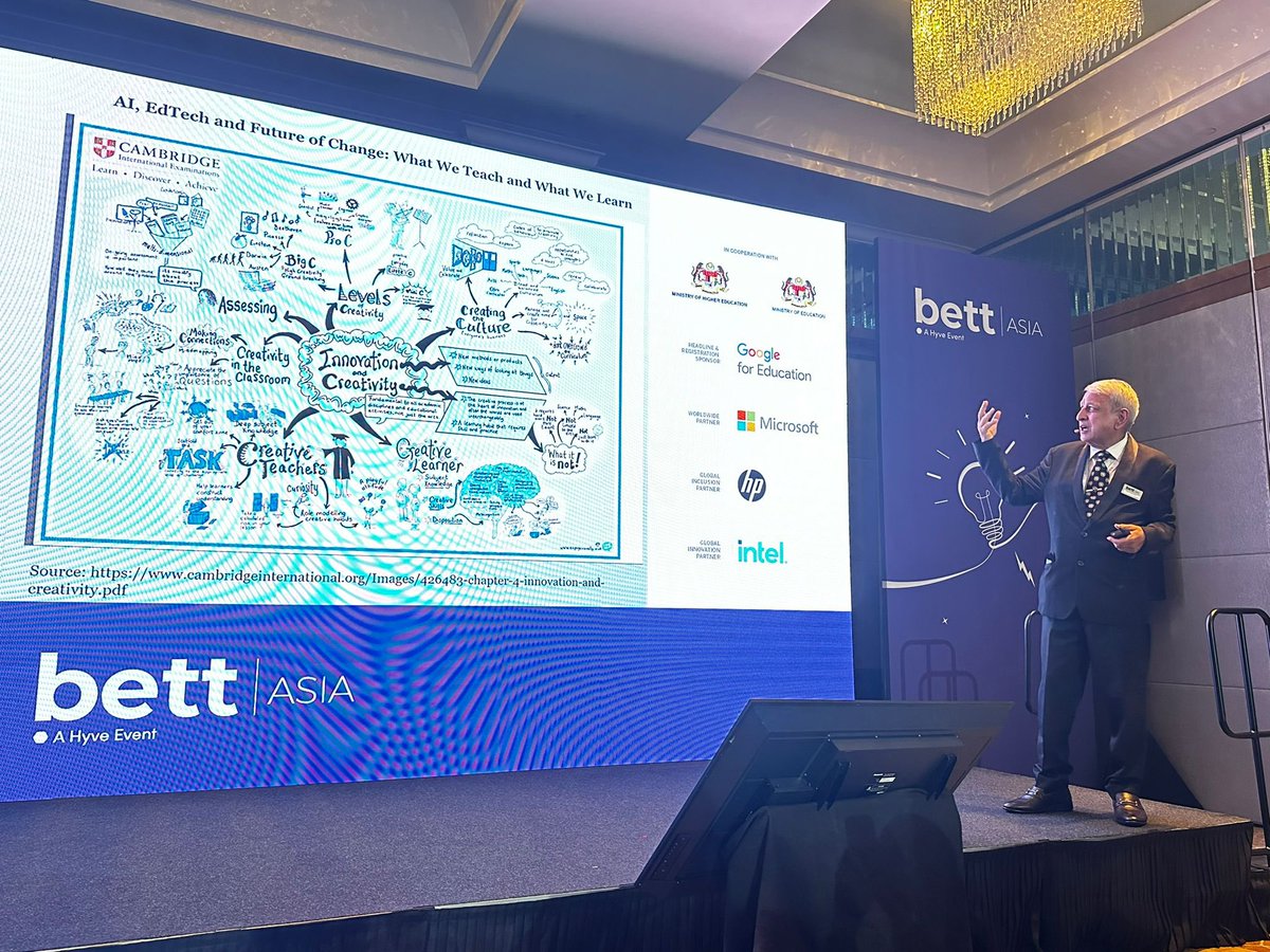 We are thrilled with the insightful speech delivered, Oct, 3 " AI in Higher Education and the future paradigm", BETT Asia 2024 by Prof. Dr. Anoop Swarup, AUAP Secretary General. His presentation drew in delegates who eagerly shared their experiences#BETTAsia2024 #AUAPBettAsia2024