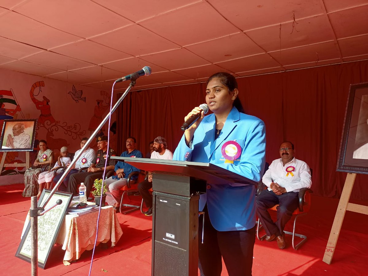 ahmednagarcantt's tweet photo. Speech delivered by Kum. Pooja Varade, National Level Athletics on occassion of Swachhata Hi Seva Campaign #SBD2024 #SHS2024
@adgcantts_dgde
@SpokespersonMoD
@pddesc
@adgcantts_dgde https://t.co/tf4eN9bkn9