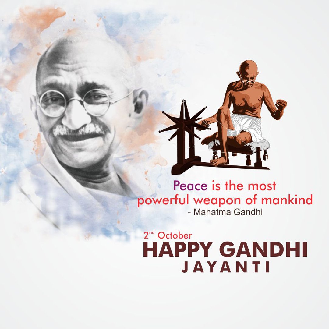 Happy Gandhi Jayanti!

Read, listen, or watch to learn about Mahatma Gandhi’s life and legacy.
Ensure the younger generation understands his values and the impact he made on the world. His teachings still inspire us today.

#HappyGandhiJayanthi