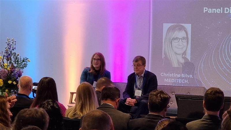 idigitalnhs's tweet image. Members of iDigital are this week attending the Meditech User Network Conference, hosted in Liverpool.
This morning Vicky, @AlderHey's Community CCIO, is part of a panel discussion focussed on Ambient Listening🌟 #MUN2024