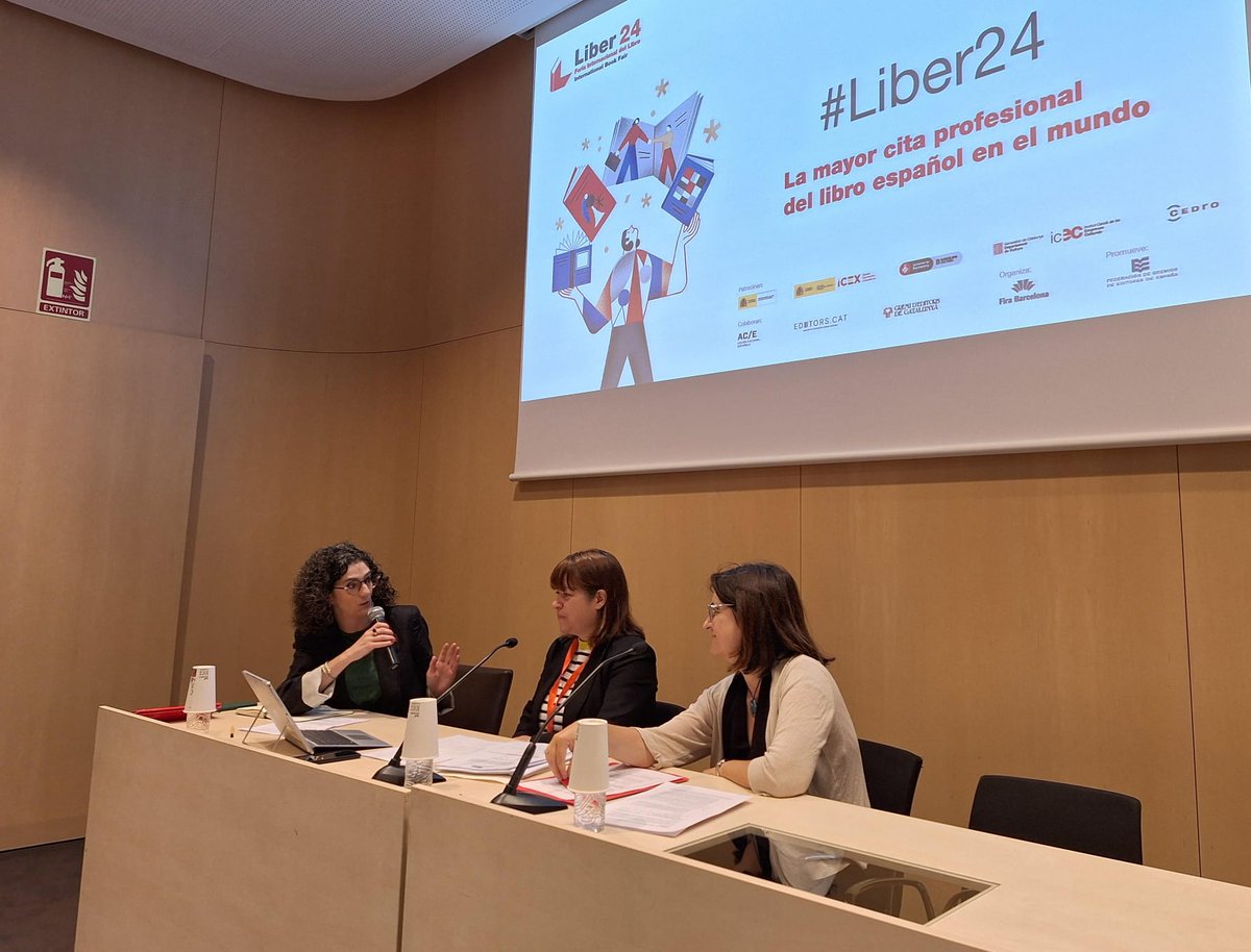 Además de nuestras actividades, la directora de <a href="/librolecturagob/">DG del Libro, del Cómic y de la Lectura</a>, María José Gálvez, participa esta mañana en la mesa redonda 'Resolvamos las dudas sobre la Ley Europea de Accesibilidad', organizada por <a href="/FGEEenlinea/">FEDERACIÓN EDITORES</a>, junto a Dolores Sancha  y <a href="/carlotadelamo/">Carlota del Amo</a> (<a href="/penguinrandom/">Penguin Random House 🐧🏠📚</a>)