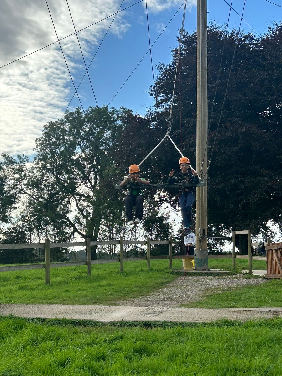 StCuthbertsRC1's tweet photo. Group 1 enjoying the giant swing! https://t.co/4oc8ybB8pb