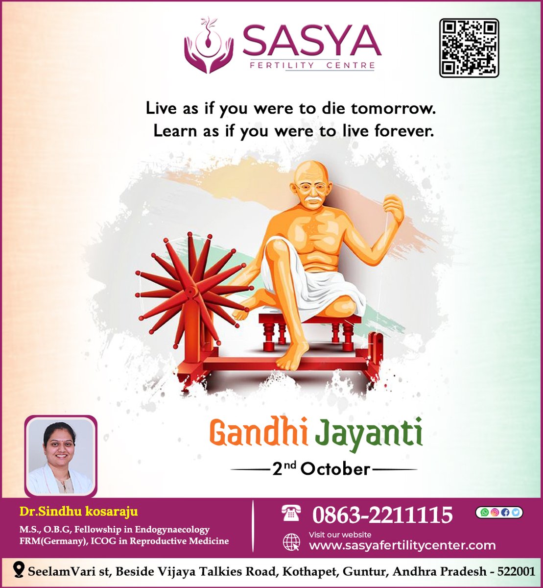 SasyaCenter's tweet photo. 𝑯𝒂𝒑𝒑𝒚 𝑮𝒂𝒏𝒅𝒉𝒊 𝑱𝒂𝒚𝒂𝒏𝒕𝒊
 -02 𝑶𝒄𝒕𝒐𝒃𝒆𝒓
 
 #happygandhijayanti #2024gandhijayanthi #mahatmagandhijayanthi #GandhiJayanthi2024 #MahatmaGandhi #Nonviolence #Peace #Freedom #India #RememberingGandhi #Inspiration #gandhijayanthicelebrations https://t.co/8rkeGtMLQS
