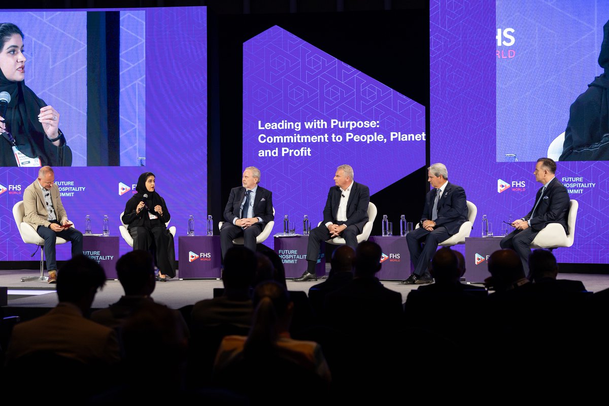 Future Hospitality Summit (@futurhospsummit) on Twitter photo Moderated by Dr John Blakey, Author of Force for Good, the session featured Maha Al Gargawi, Vice President of Business Advocacy at <a href="/DubaiChambers/">Dubai Chambers</a>, Philip Barnes, CEO of <a href="/Rotana_Hotels/">Rotana Hotels</a>, Artur Gerber, CEO of TUI BLUE Hotels & Resorts, Guy Hutchinson, President of <a href="/Hilton/">Hilton</a> Middle Moderated by Dr John Blakey, Author of Force for Good, the session featured Maha Al Gargawi, Vice President of Business Advocacy at <a href="/DubaiChambers/">Dubai Chambers</a>, Philip Barnes, CEO of <a href="/Rotana_Hotels/">Rotana Hotels</a>, Artur Gerber, CEO of TUI BLUE Hotels & Resorts, Guy Hutchinson, President of <a href="/Hilton/">Hilton</a> Middle