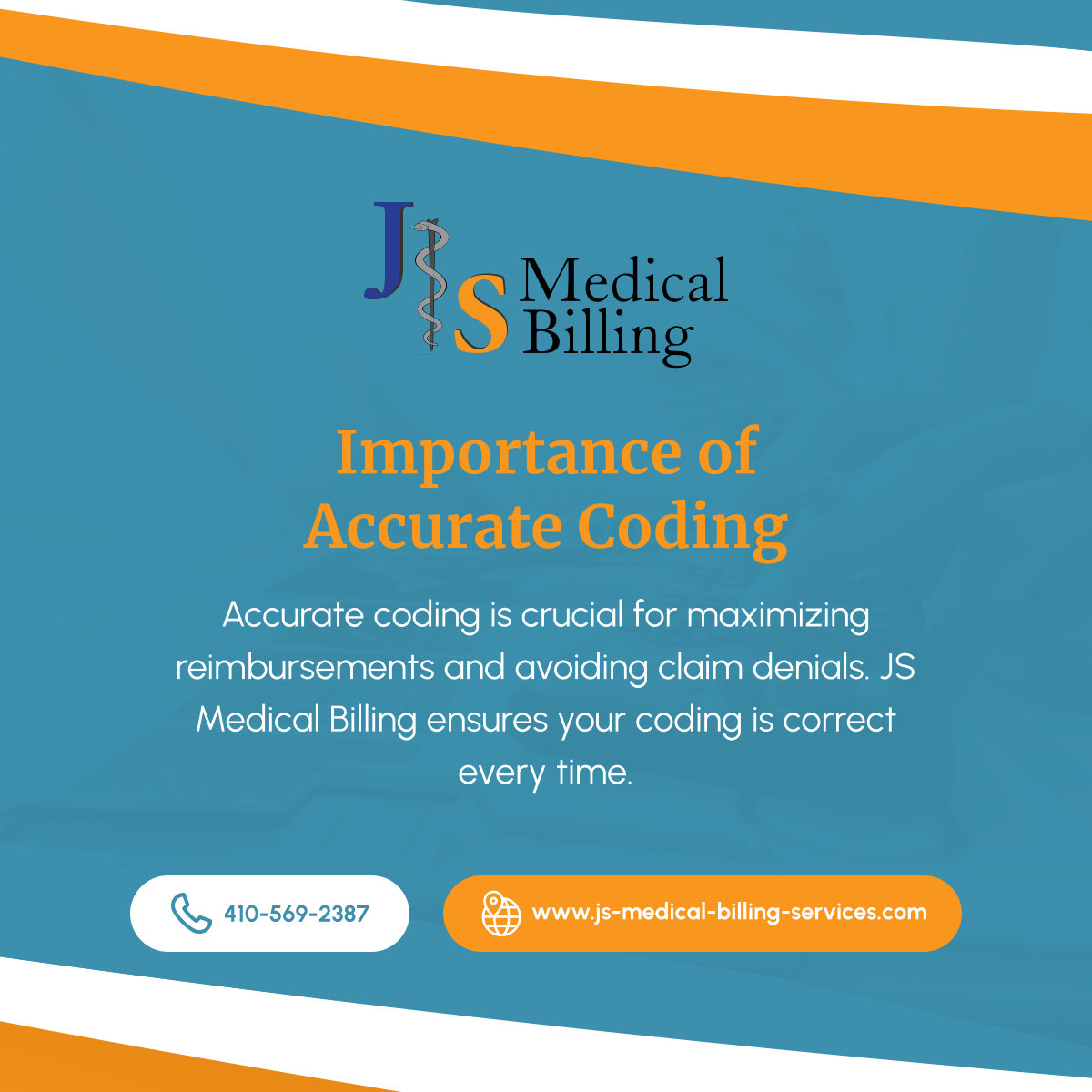 jsmedicalbill's tweet image. Did you know accurate coding is essential for maximizing reimbursements? Trust JS Medical Billing to get it right every time.
#MedicalBilling #BelAirMD #AccurateCoding