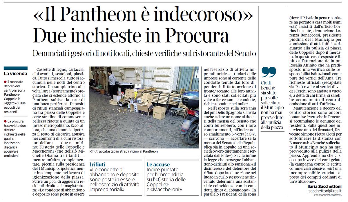 Fabio Rosati 🇮🇹 (@rosati_fabio) on Twitter photo Cari <a href="/gualtierieurope/">Roberto Gualtieri</a> e <a href="/Sabrinalfonsi/">Sabrina Alfonsi</a> è ora di dire "game over". A casa.
<a href="/RomaFaSchifo_/">RomaFaSchifoFaSchifo</a> <a href="/Antincivili/">Segnalatore Seriale</a> <a href="/corriereroma/">Corriere Roma</a> <a href="/CorteContiPress/">Corte dei conti</a> Cari <a href="/gualtierieurope/">Roberto Gualtieri</a> e <a href="/Sabrinalfonsi/">Sabrina Alfonsi</a> è ora di dire "game over". A casa.
<a href="/RomaFaSchifo_/">RomaFaSchifoFaSchifo</a> <a href="/Antincivili/">Segnalatore Seriale</a> <a href="/corriereroma/">Corriere Roma</a> <a href="/CorteContiPress/">Corte dei conti</a>