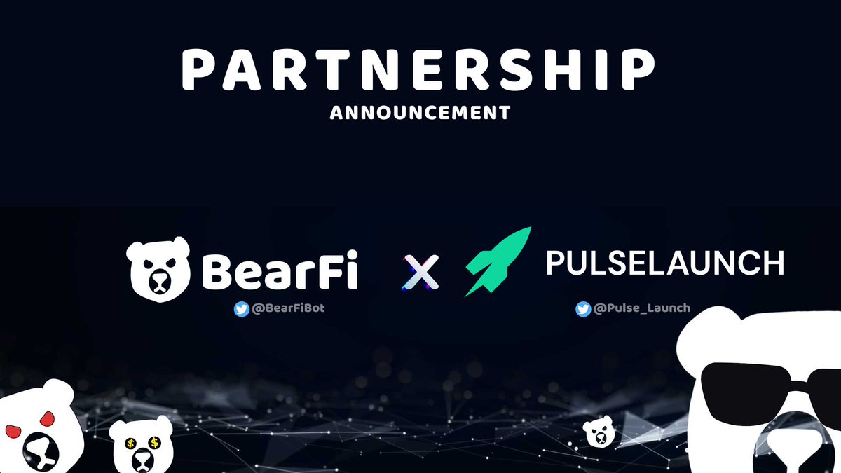 🚀 BearFi x PulseLaunch: Empowering the Next Wave of Web3 Innovation! 🐻💡

We’re thrilled to announce our partnership with <a href="/Pulse_Launch/">PulseLaunch</a>, a next-gen launchpad offering early access to top-tier blockchain projects! 🌐✨

PulseLaunch’s unique PulsePoints reward system and