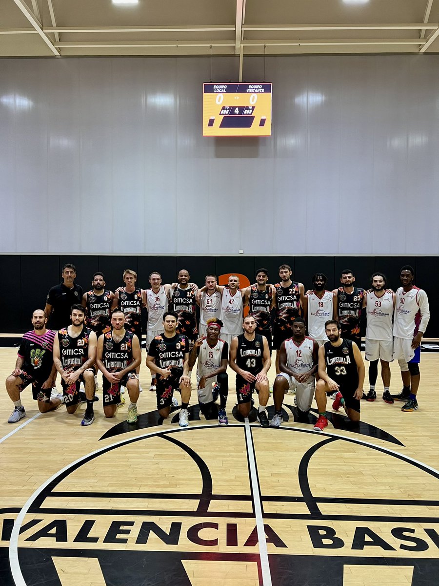 Friendly rivalry on the court last night! We faced off against a team with four of our own <a href="/europrobasket/">EuroProBasket</a> guys. Great to see them continuing their careers doing what they love playing basketball in Spain 🇪🇸

Thanks for coming and competing @c_b_loriguilla 🏀 🔥