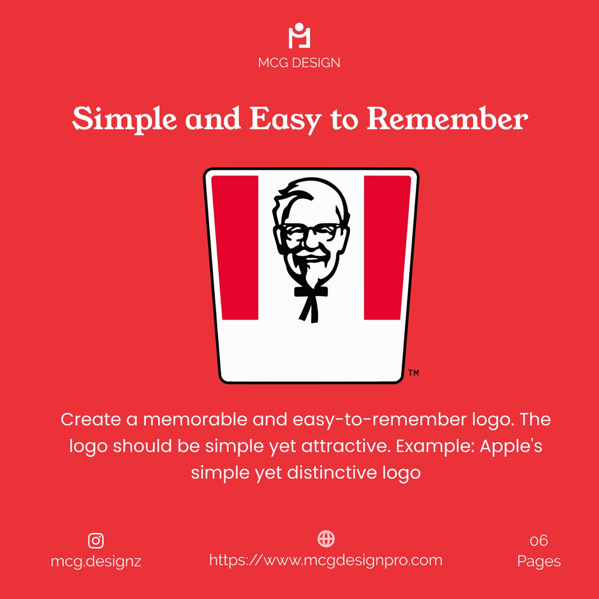 MCGdesignpro's tweet photo. Add appropriate visual elements, and choose a bold color like red or yellow to make it more eye-catching 🎨👀. Simple but memorable, make your logo easy to remember! 🔥💡
#CoolLogo #BrandingJitu #LogoDesign #SuccessfulBusiness https://t.co/nNG4ehzHV2