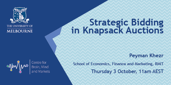Centre for Brain, Mind and Markets (@unimelb_cbmm) on Twitter photo Interested in how markets might solve NP-hard problems with incomplete information? Join us at 11am AEST on Thursday 3 October for the latest in our CBMM Seminar Series with Peyman Khezr! <a href="/BusEcoNews/">Business & Economics UniMelb</a> <a href="/RMIT/">RMIT University</a>
go.unimelb.edu.au/hw78 Interested in how markets might solve NP-hard problems with incomplete information? Join us at 11am AEST on Thursday 3 October for the latest in our CBMM Seminar Series with Peyman Khezr! <a href="/BusEcoNews/">Business & Economics UniMelb</a> <a href="/RMIT/">RMIT University</a>
go.unimelb.edu.au/hw78