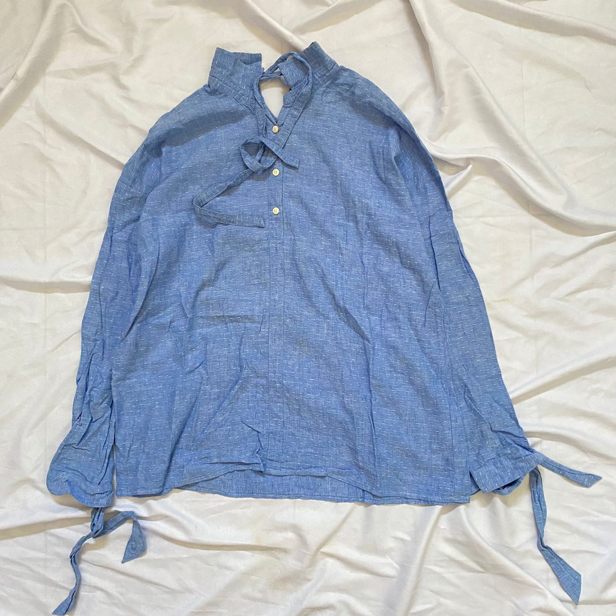 biru strip kecil 35k
1. bahu: 63
2. panjang: 69
