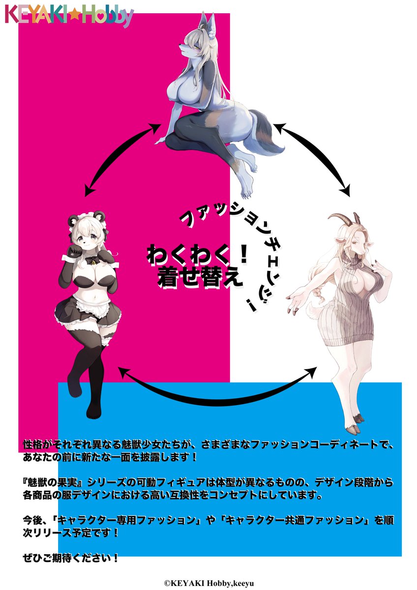 魅獣の果実】KEYAKI Hobby「No.002 蘭々」1/12スケールアクション