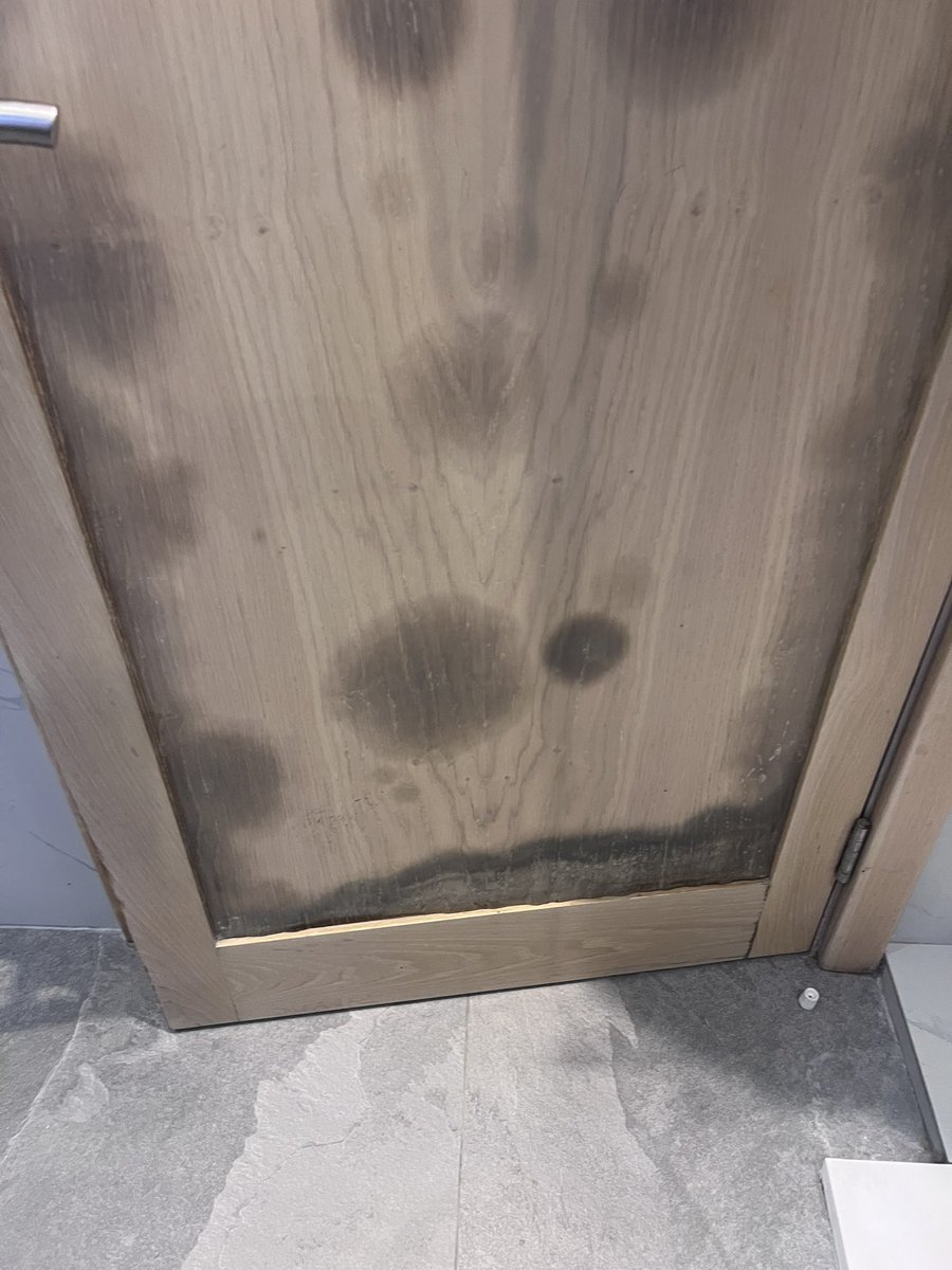 fionamccarthy's tweet photo. @British_Airways is there a contact number for someone who can help with an issue at our hotel? They seem to think it is ok for an asthmatic to sleep in a room with damp like the photo attached, after a fight we have been moved for 1 night but might have to go back! https://t.co/BDITui5kCi