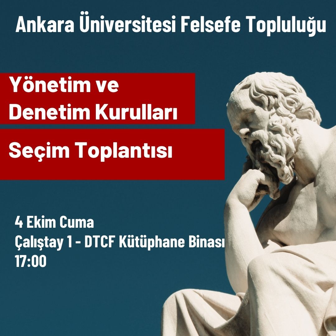 Ankara Üniversitesi Felsefe Topluluğu tweet media
