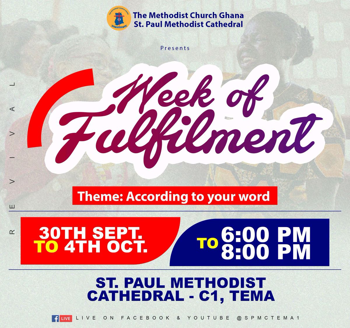 mcgtemadiocese's tweet photo. 🎉✨ It's DAY 3 of our Week of Fulfillment! 

Get ready for another evening of Revival. Let's meet at 6:30pm to continue this wonderful experience. 

#WeekOfFulfillment #Day3 #JoinUs #6:30pm https://t.co/PojNbIV1PS