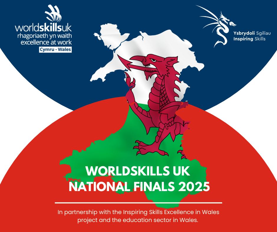 NTFWwbl's tweet image. Wales to host @worldskillsuk National Finals in 2025! 

Congratulations to everyone involved in bringing the WorldSkills UK finals to Wales. Follow @ISEinWales for future updates.

@worldskillsukw @WG_Economy #skills #competitions #economy

ow.ly/oMqO50TAy0u