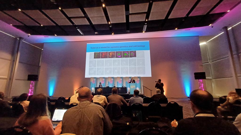 Last full day at #yeasts2024 starting with plenary by Brenda Andrews!