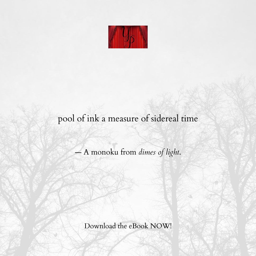 PressYavanika's tweet photo. We are delighted to share 'dimes of light' by Touchstone Award winning poet John Pappas.

Cover Photo: Phil Openshaw

Download the eBook here:

https://t.co/Ag8SemERGU https://t.co/s6F6z1s1Dk