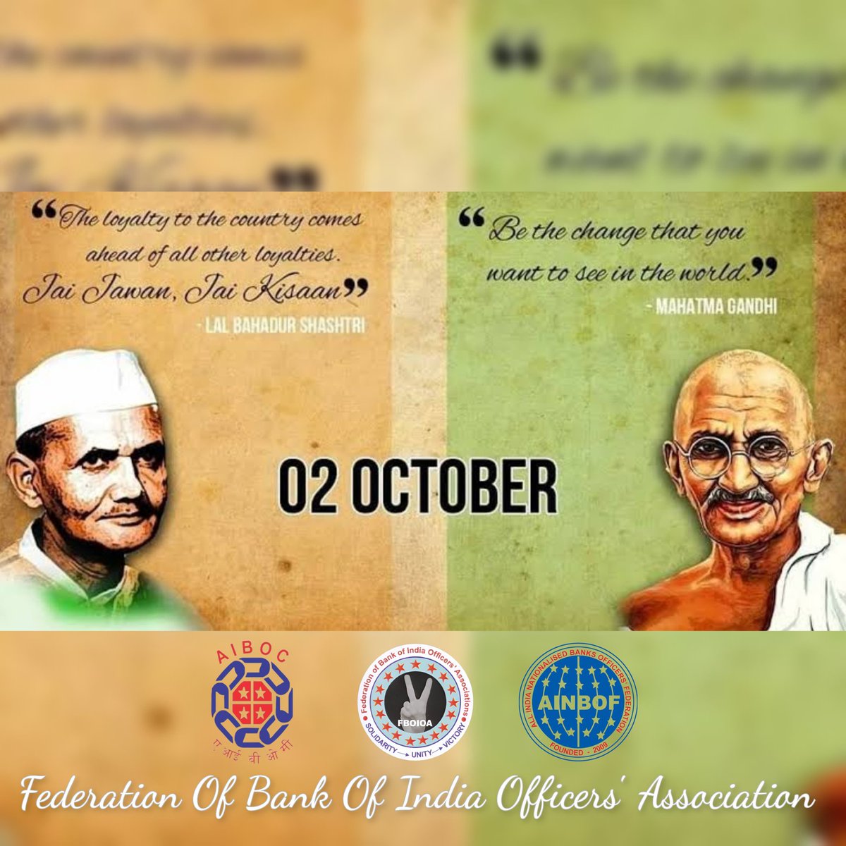 <a href="/nilesh_pawar15/">Nilesh Pawar</a> Let the timeless wisdom of Mahatma Gandhiji and Lal Bahadur Shastriji inspire us to work towards a brighter and peaceful world.  Their legacy lives on in every step we take forward. 
#GandhiJayanti2024 
#LalBahadurShastriJayanti