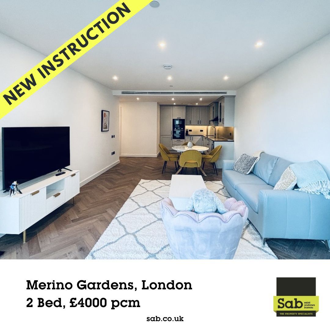 **New Instruction**
Merino Gardens London
🛏️ 2-bed
🪑 Fully furnished
📍 Excellent location
🔗 Full details: buff.ly/3TLDxbN 

#ToLet #LondonProperty #SabProperty