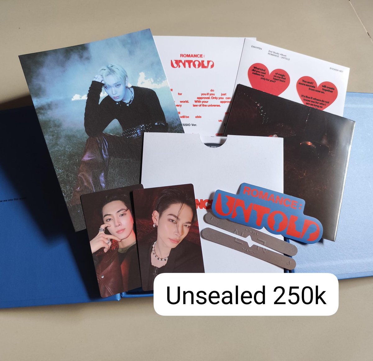 Wts / want to sell 
Album Unsealed concessio
Hrg di foto 

✅ condi dm
✅ Dom palembang
❌ BIAYA ADM &amp; packing

Wts wtb wtt wto pc enhypen ready ina heeseung sunoo Sunghoon Jay jake jungwon ni-ki  sell murah jual  romance untold concessio arcanum Inception 

Help rt 🙏🏻