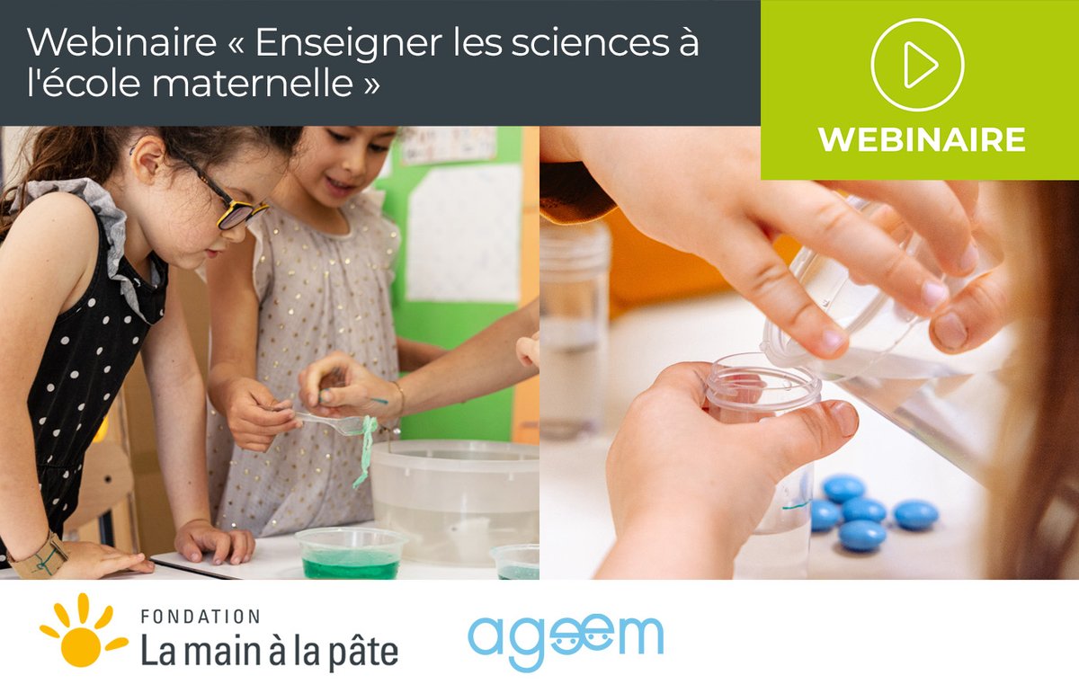 Fondation La main à la pâte (@fondation_lamap) on Twitter photo 🔎La démarche d'investigation comme enseignement des sciences à l'école maternelle, est-ce possible ? Assistez à notre webinaire, le mercredi 6 novembre à 13h30. Plus d'informations : tinyurl.com/7upn744t - <a href="/AGEEM_National/">AGEEM National</a> 🔎La démarche d'investigation comme enseignement des sciences à l'école maternelle, est-ce possible ? Assistez à notre webinaire, le mercredi 6 novembre à 13h30. Plus d'informations : tinyurl.com/7upn744t - <a href="/AGEEM_National/">AGEEM National</a>