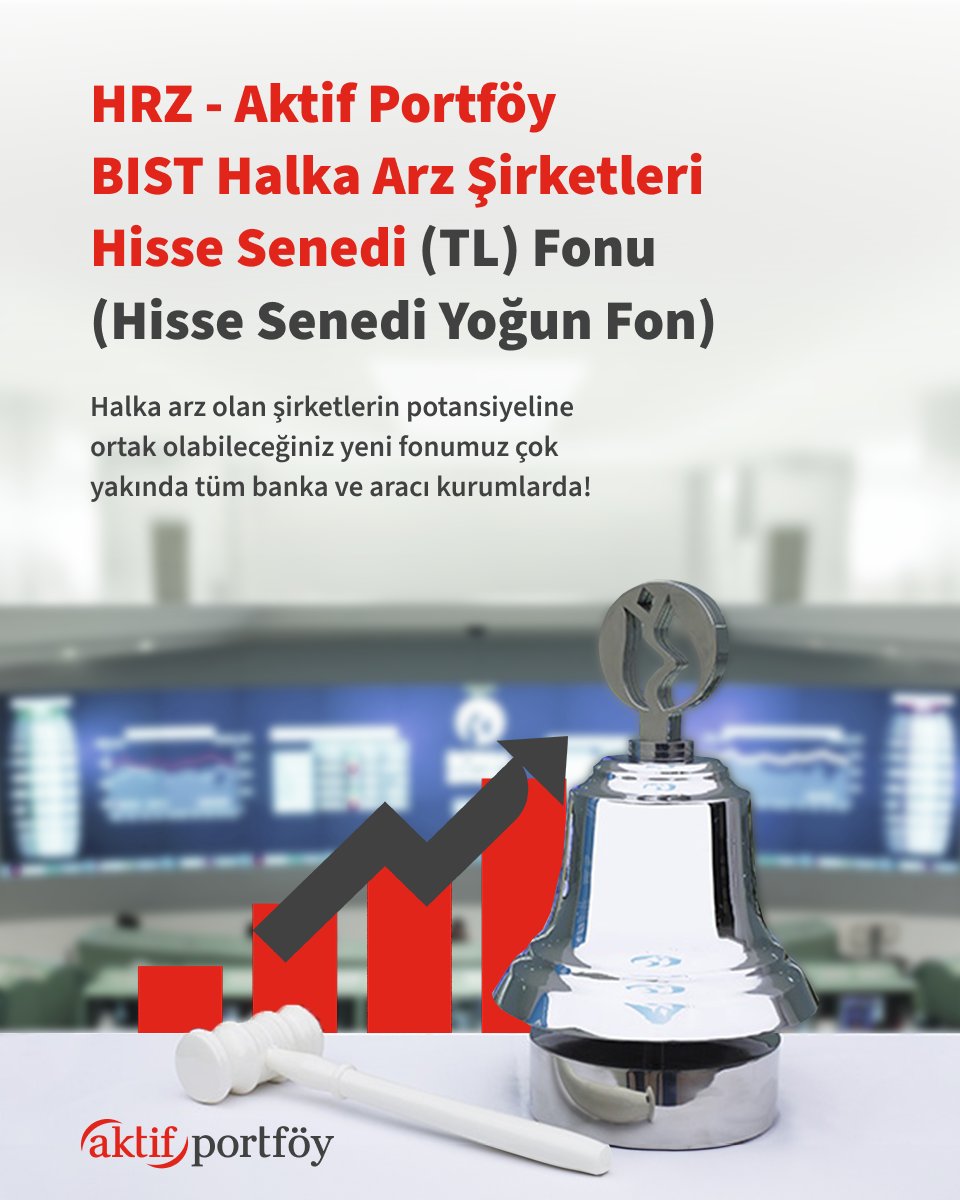 📢Halka arz olan şirketlerin potansiyeline ortak olun! 

HRZ-Aktif Portföy BIST Halka Arz Şirketleri Hisse Senedi Fonu, çok yakında tüm banka ve aracı kurumlarda!

Detaylar için: aktifportfoy.com.tr/fon/HRZ

#AktifPortföy #halkaarz #BIST