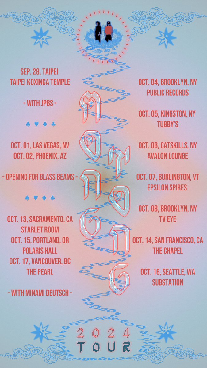 Our US tour starts 👁️👁️
Tickets: linktr.ee/mongtongband