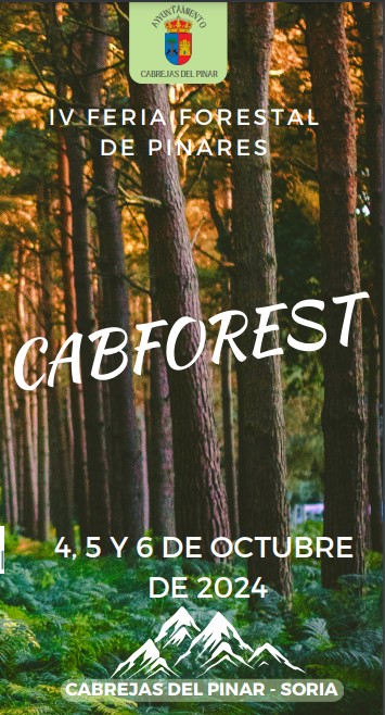 naturalezacyl's tweet photo. En Cabrejas del Pinar #Soria, del 4 al 6 de octubre, se celebra la IV Feria Forestal #Cabforest. Demostración de maquinaria, charlas, presentaciones y exhibición de extinción de incendios, cortas y tallado de figuras. No te lo puedes perder https://t.co/rkUQZKy4BV