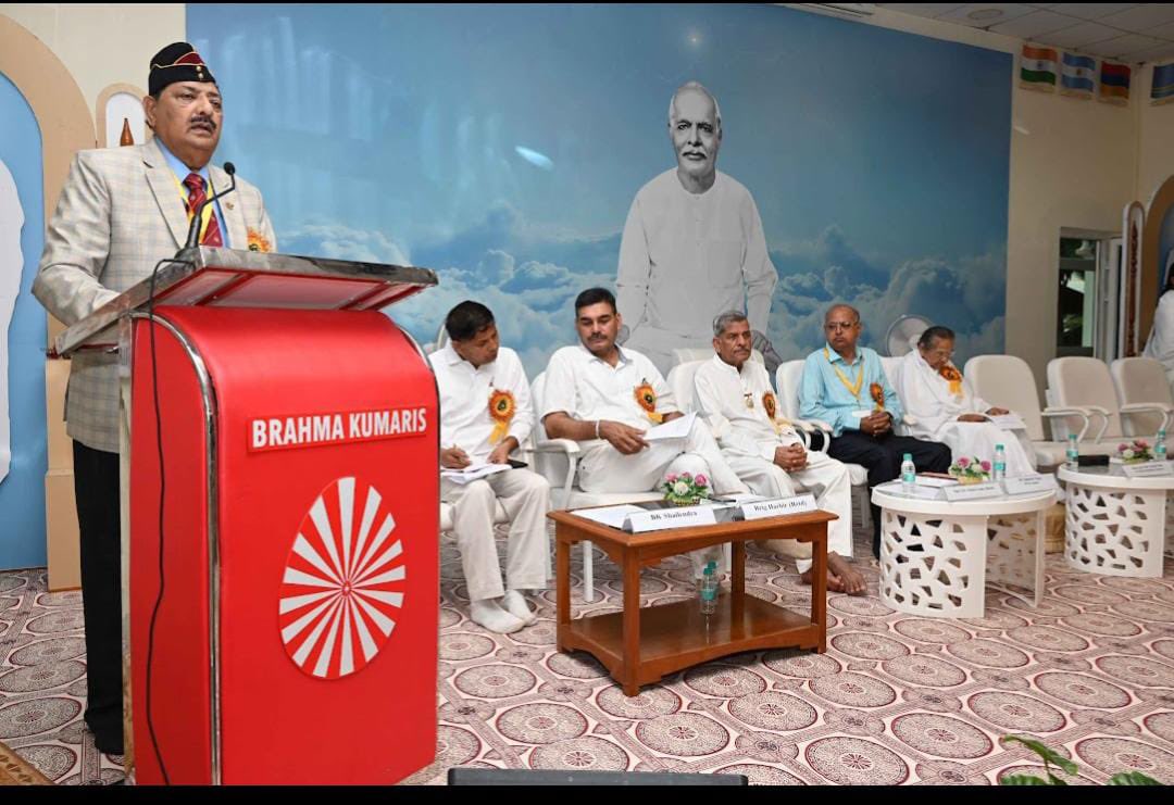 It was gr8 honour &amp;  privilege to be invited by Global Headquarters of <a href="/BrahmaKumaris/">Brahma Kumaris</a> to address the Security Forces of the country comprising 1300 serving personnel from Army, Air Force, navy, Para Military Forces, Police Forces of the States and some Veterans at Mount Abu.