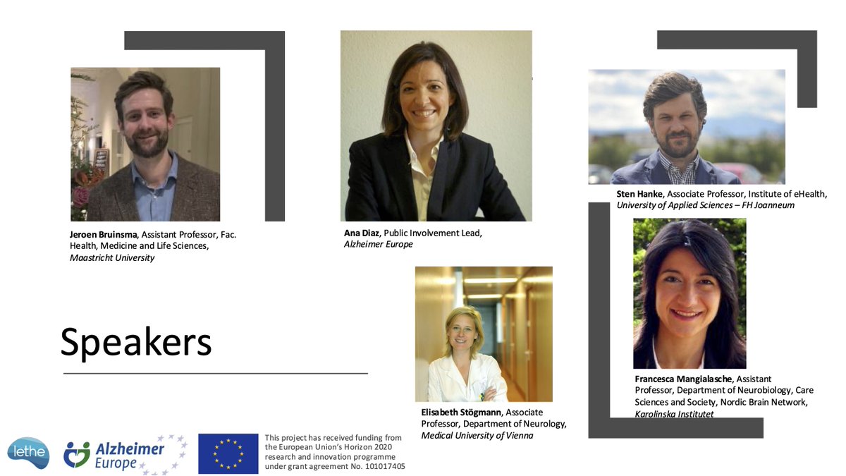 sthanke (@stenhanke) on Twitter photo Are you next week at the Alzheimer Europe Conference 2024 in Geneva?
See our program and the amazing speakers! Join and discuss with us. alzheimer-europe.org/conferences/20…
still, time to register! <a href="/lethe_project/">LETHE project</a> <a href="/AlzheimerEurope/">Alzheimer Europe</a> Are you next week at the Alzheimer Europe Conference 2024 in Geneva?
See our program and the amazing speakers! Join and discuss with us. alzheimer-europe.org/conferences/20…
still, time to register! <a href="/lethe_project/">LETHE project</a> <a href="/AlzheimerEurope/">Alzheimer Europe</a>
