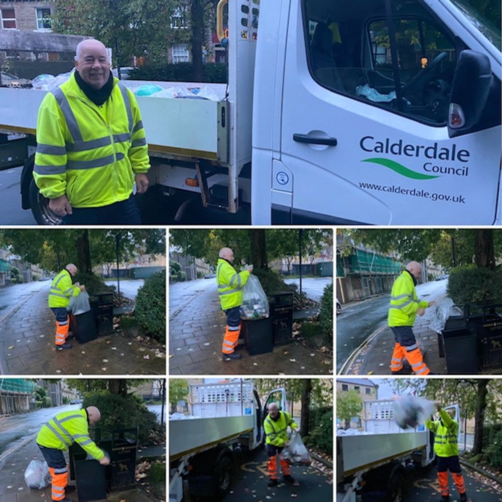 EileenKelly33's tweet photo. Day 32 #Calderdale50Squared If you live in #HebdenBridge you probably know Stuart! A friendly face @Calderdale, out early a.m. helping to keep the town clean. Happy to be in the challenge showing how much movement his work involves.
#ActiveAtWork #stretching #lifting #Calderdale https://t.co/2pRXY9iKQw