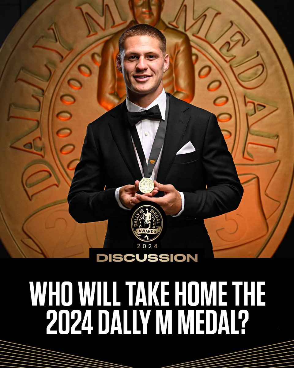 NRL's tweet photo. Who's your pick to win the Dally M Medal for 2024? 🔮 https://t.co/E0YRPaqlqO