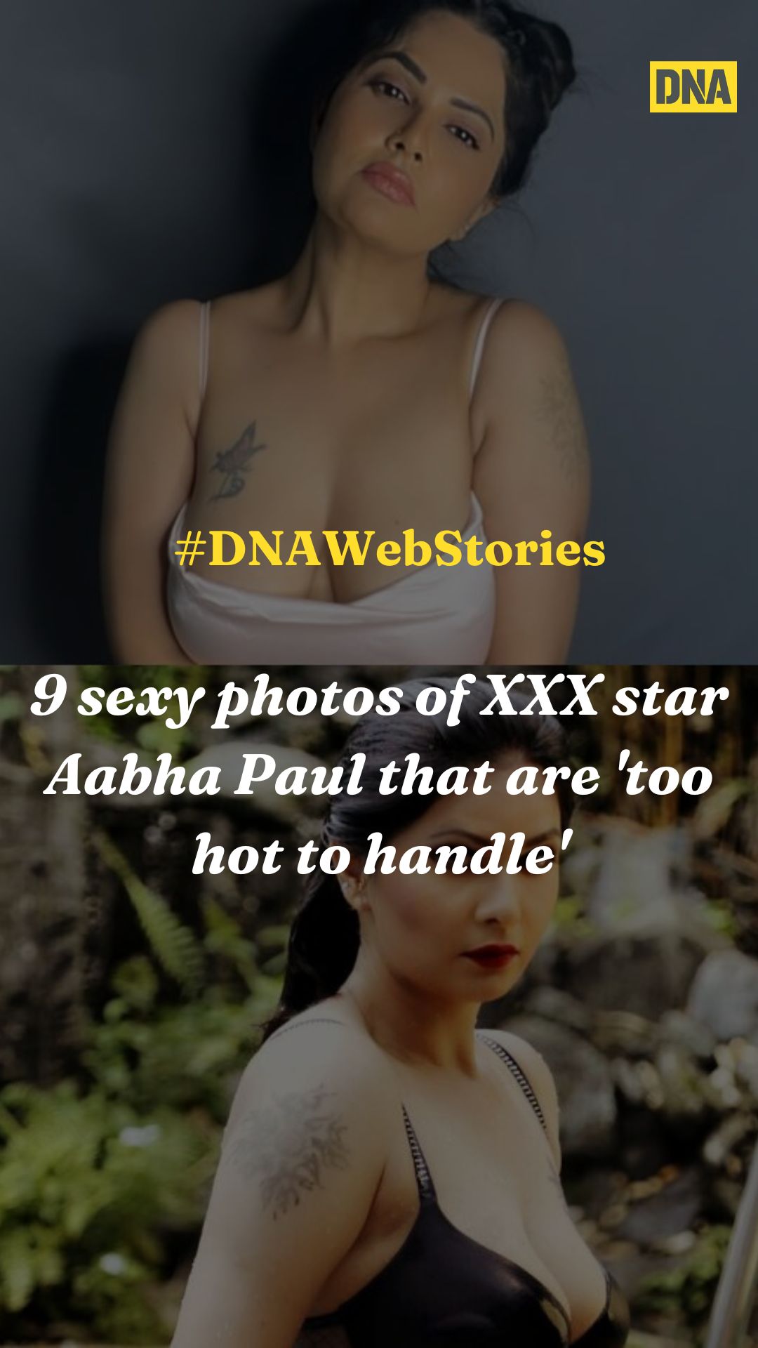 DNA on X: DNAWebStories | 9 sexy photos of XXX star AabhaPaul that are  too hot to handle Take a look: t.cocI6qJWrlVt  t.comtnfxW2CcG  X