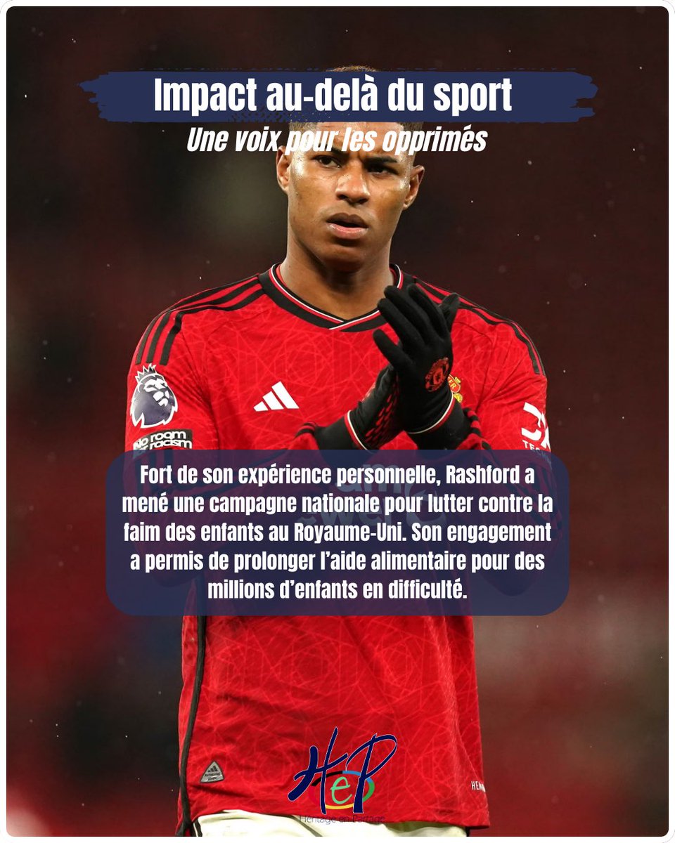 HEPcaravane's tweet photo. Marcus Rashford n’est pas seulement un footballeur talentueux ⚽️, il est aussi un défenseur des enfants et un champion de la justice sociale 🌍. https://t.co/INdFulMB0o