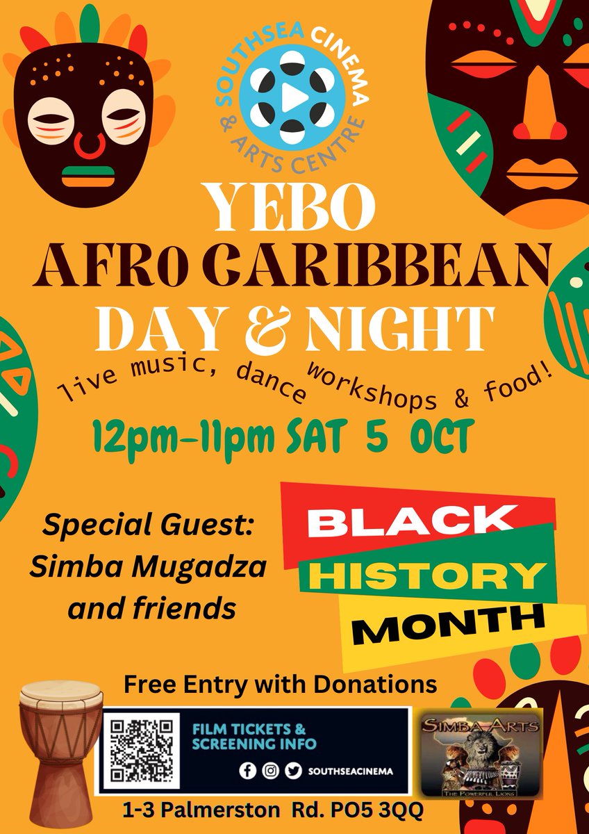 Southsea Cinema & Arts Centre (@southseacinema) on Twitter photo This Thursday evening, we have Do the Right Thing. Part of Our #BlackHistoryMonthUK and YEBO Day & Night event this Saturday. Please share and come along. <a href="/UniPortCCI/">Faculty of CCI, UoP</a> <a href="/uopequality/">UoP Equality</a> @SpinnakerTower <a href="/UoPStaff/">PortsmouthUni Staff</a> <a href="/UoPGlobal/">University of Portsmouth Global</a> <a href="/PortsmouthGuide/">Portsmouth Guide</a> <a href="/sparkintolife/">spark community space</a> <a href="/UoPFMC/">FilmMedia&Communication</a> <a href="/ExpressFM/">Portsmouth’s Express FM</a> This Thursday evening, we have Do the Right Thing. Part of Our #BlackHistoryMonthUK and YEBO Day & Night event this Saturday. Please share and come along. <a href="/UniPortCCI/">Faculty of CCI, UoP</a> <a href="/uopequality/">UoP Equality</a> @SpinnakerTower <a href="/UoPStaff/">PortsmouthUni Staff</a> <a href="/UoPGlobal/">University of Portsmouth Global</a> <a href="/PortsmouthGuide/">Portsmouth Guide</a> <a href="/sparkintolife/">spark community space</a> <a href="/UoPFMC/">FilmMedia&Communication</a> <a href="/ExpressFM/">Portsmouth’s Express FM</a>