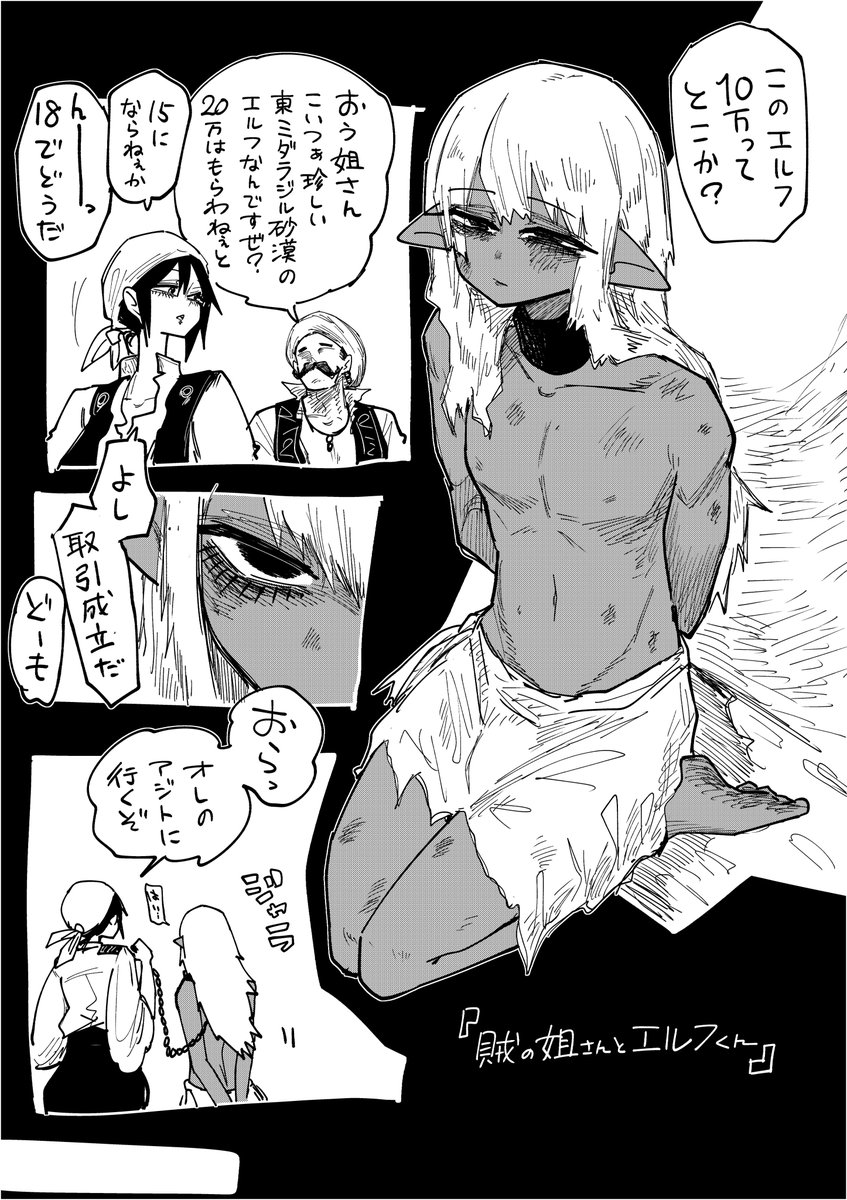 賊の姐さんとエルフくん 