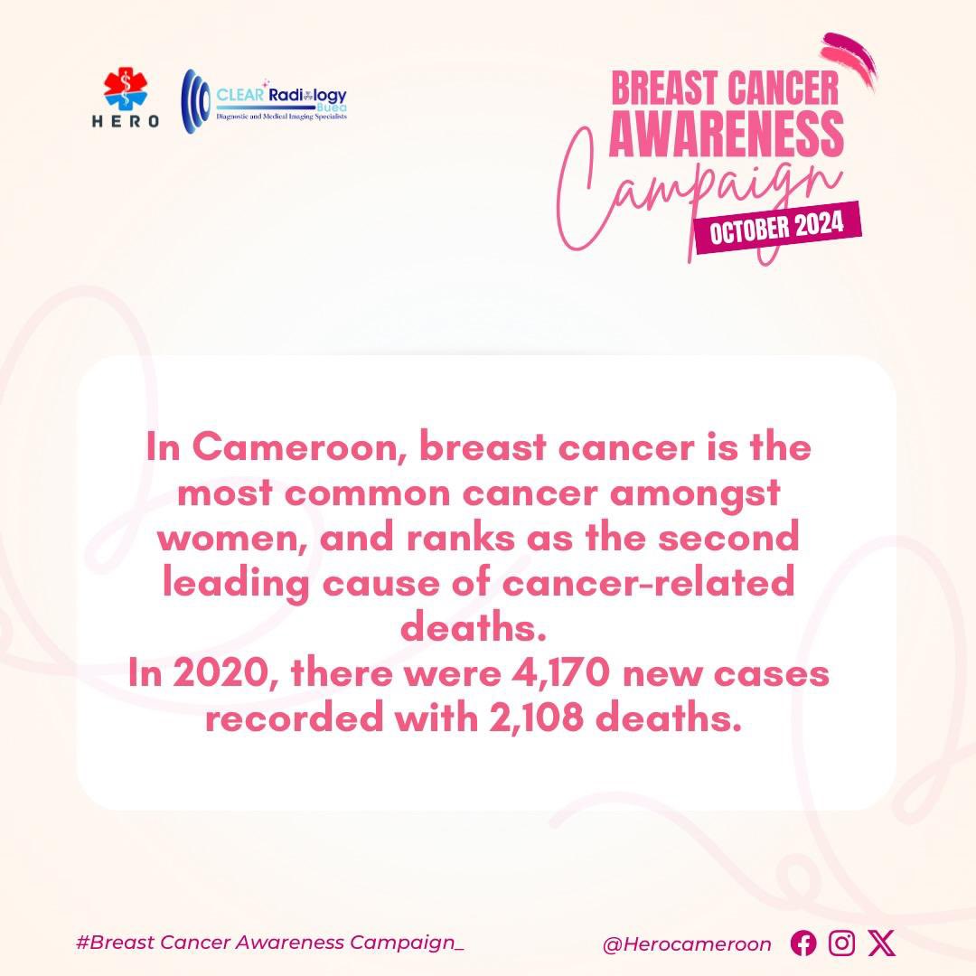 DYK 😱😱😱

#earlydetectioncansavelives
#timeformammogram
#HEROCameroon
#pinkoctober
#clearradiologybuea