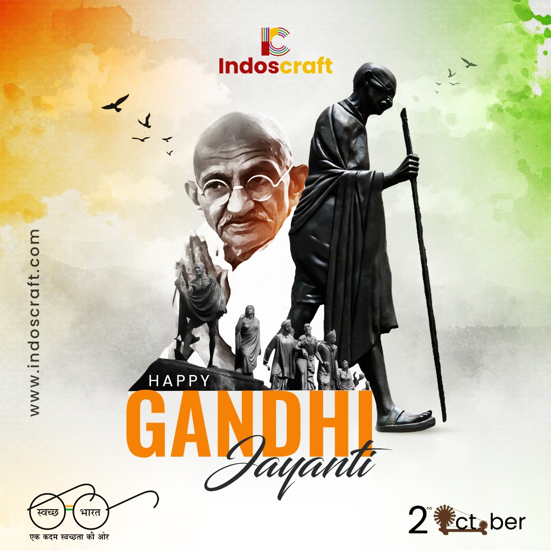 Indoscraft1's tweet image. Lead with love, inspire with peace.🕊️
Happy Gandhi Jayanti! Let's honor the legacy of Mahatma Gandhi &amp;amp; strive for a world filled with non-violence and compassion.  
indoscraft.com
#IndosCraft #CelebrateNonViolence #gandhijayanti #mahatmagandhi #gandhi #india #gandhiji