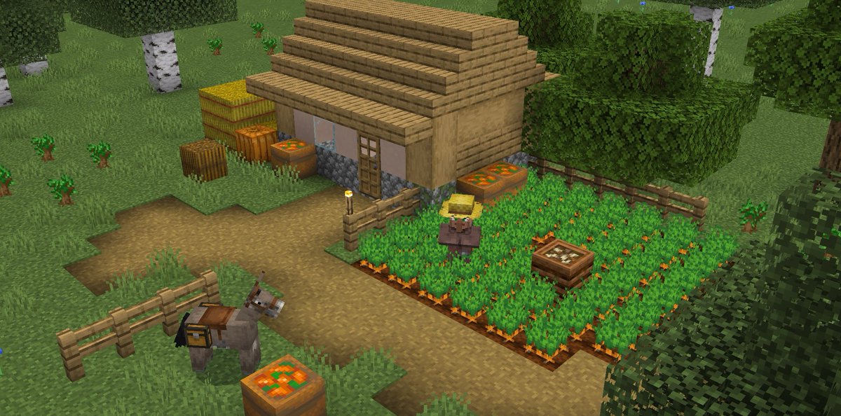 BuildsZenith's tweet image. Crop blocks & seed blocks
Full showcase! 🌾
==========o===========
#Minecraft #Minecraftmod #Pixelart #Tlifebedrock
