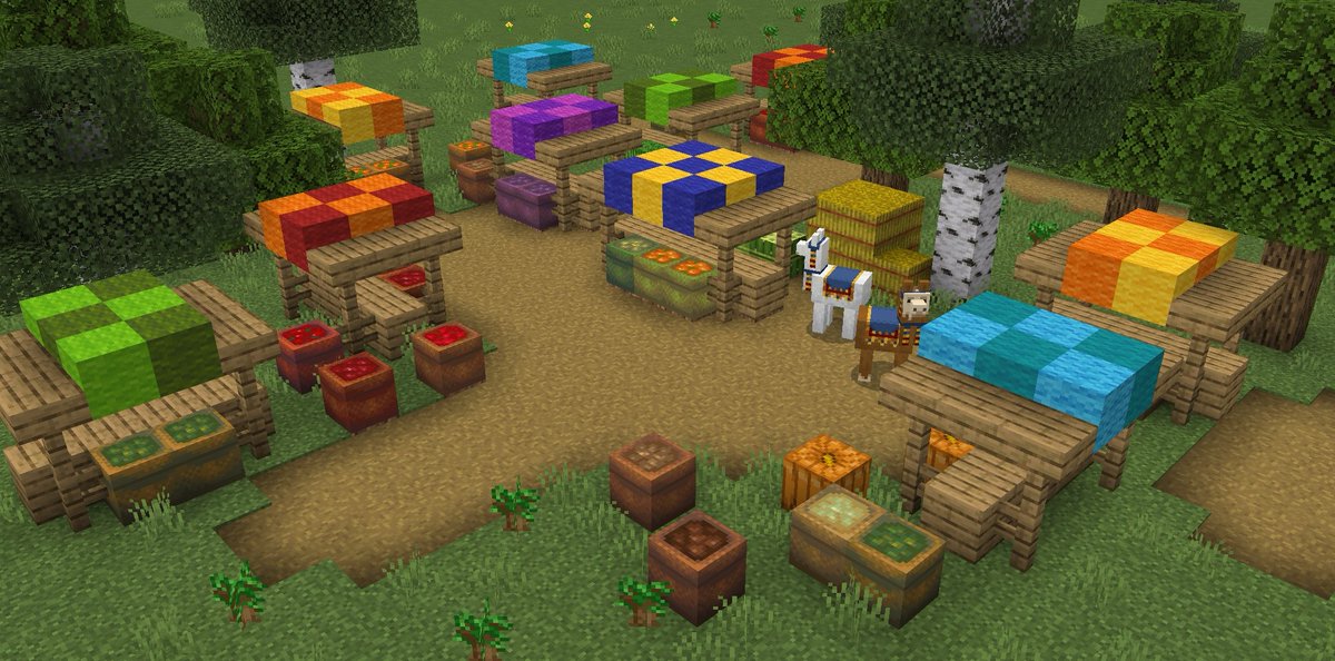 BuildsZenith's tweet image. Crop blocks & seed blocks
Full showcase! 🌾
==========o===========
#Minecraft #Minecraftmod #Pixelart #Tlifebedrock